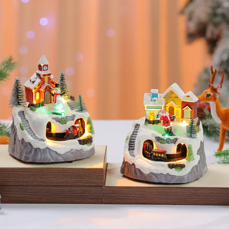 Decorative Light-Up Christmas Village Display Stornfield