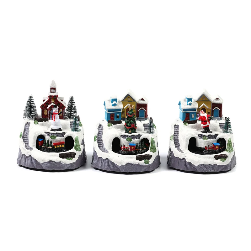 Decorative Light-Up Christmas Village Display Stornfield