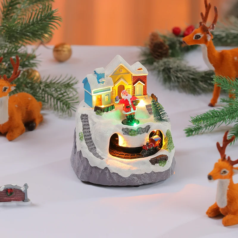 Decorative Light-Up Christmas Village Display Stornfield