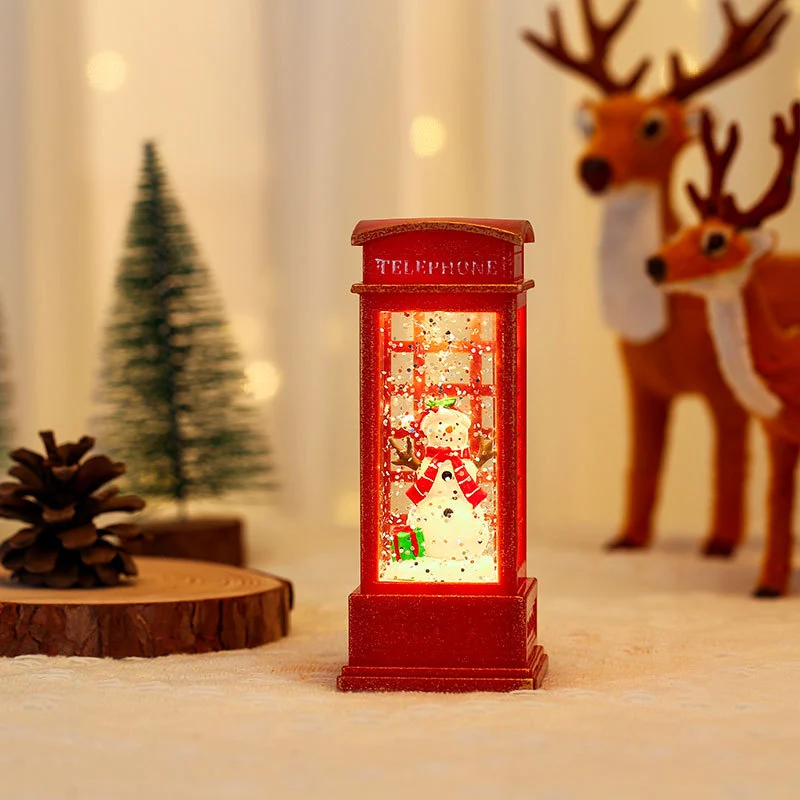 Decorative Light-Up Christmas Telephone Box Stornfield