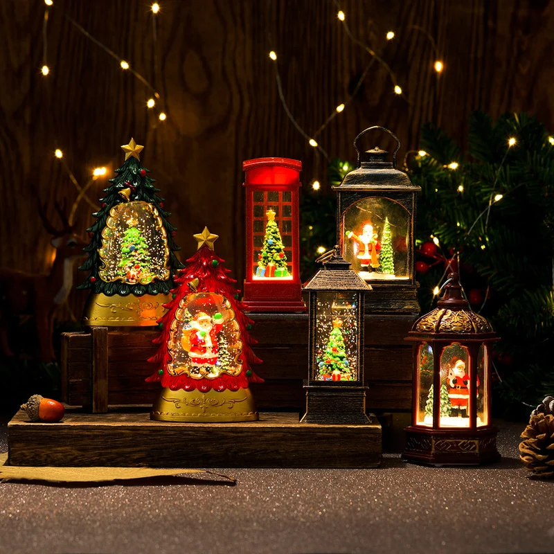 Decorative Light-Up Christmas Telephone Box Stornfield