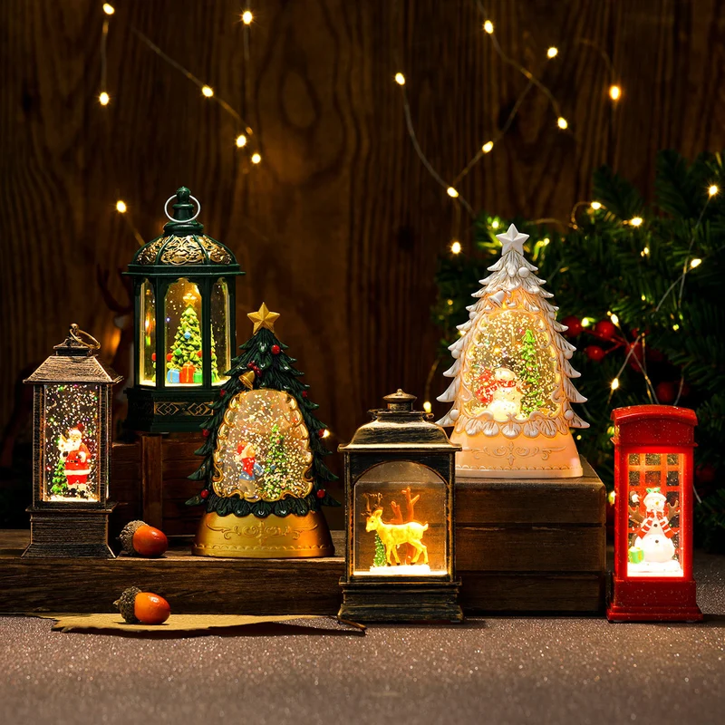 Decorative Light-Up Christmas Telephone Box Stornfield