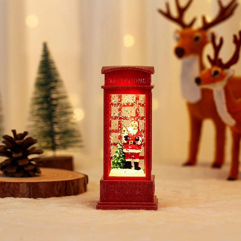 Decorative Light-Up Christmas Telephone Box Stornfield