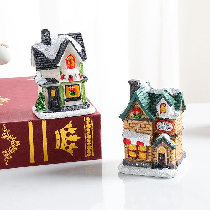 Decorative LED Village House Figurine Stornfield