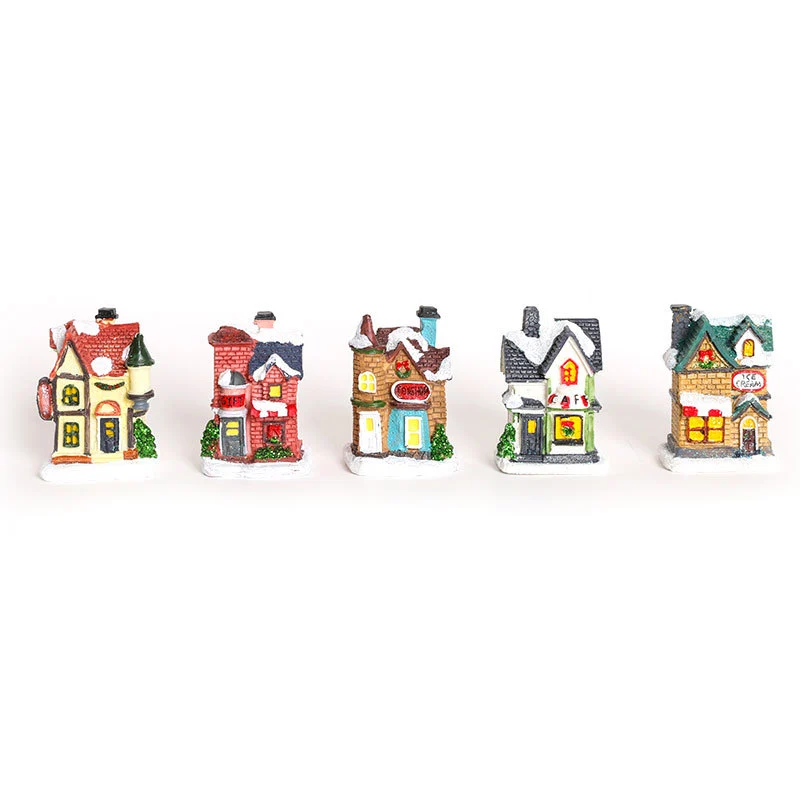 Decorative LED Village House Figurine Stornfield