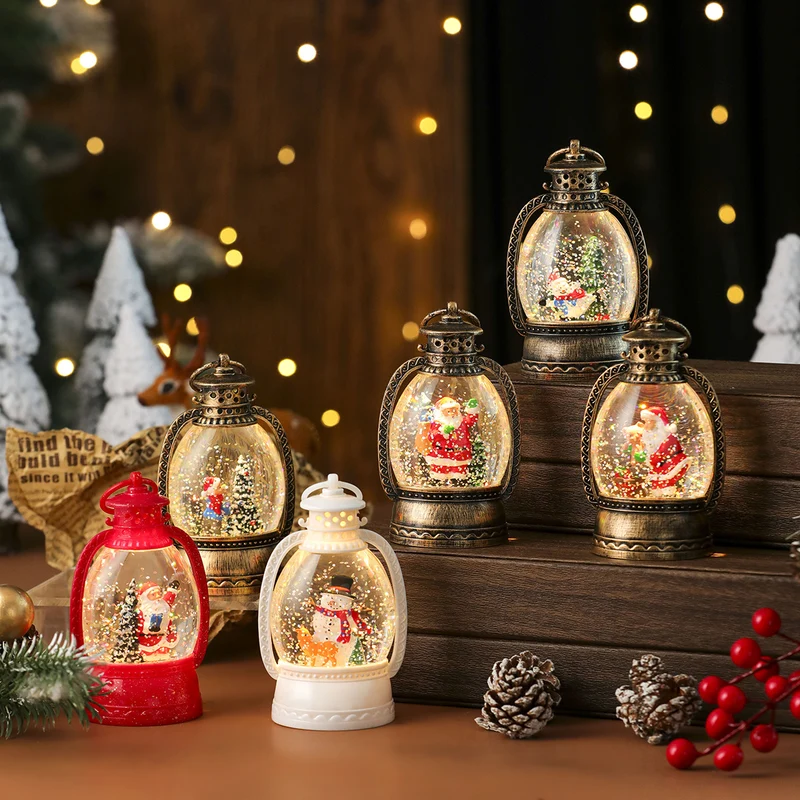 Decorative LED Snow Globe Lantern Stornfield