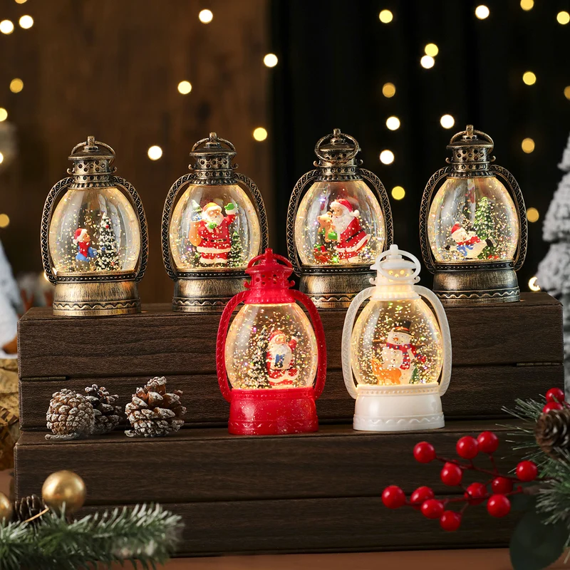 Decorative LED Snow Globe Lantern Stornfield