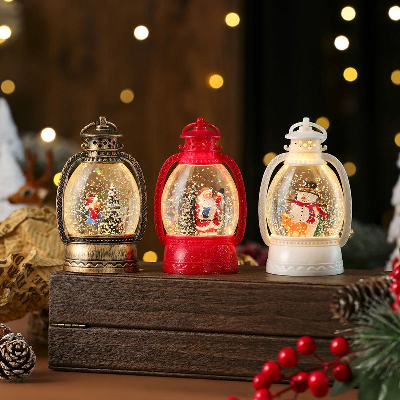 Decorative LED Snow Globe Lantern Stornfield