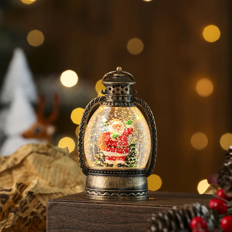 Decorative LED Snow Globe Lantern Stornfield