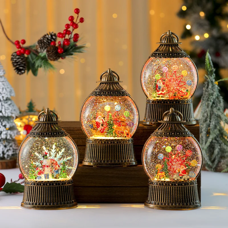 Decorative LED Snow Globe Lantern Stornfield