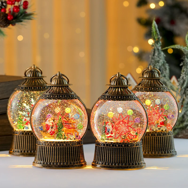 Decorative LED Snow Globe Lantern Stornfield
