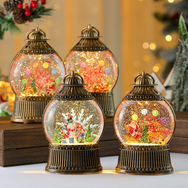 Decorative LED Snow Globe Lantern Stornfield