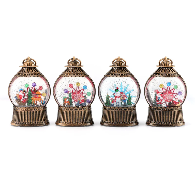 Decorative LED Snow Globe Lantern Stornfield