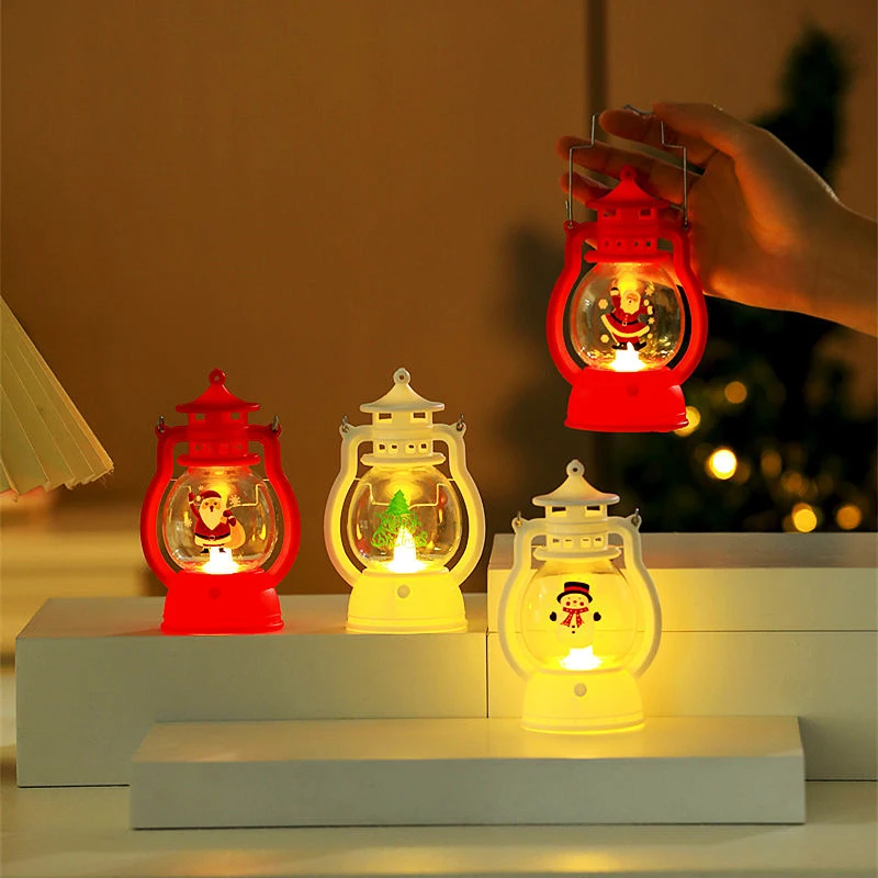 Decorative LED Santa Figurine Lantern Stornfield