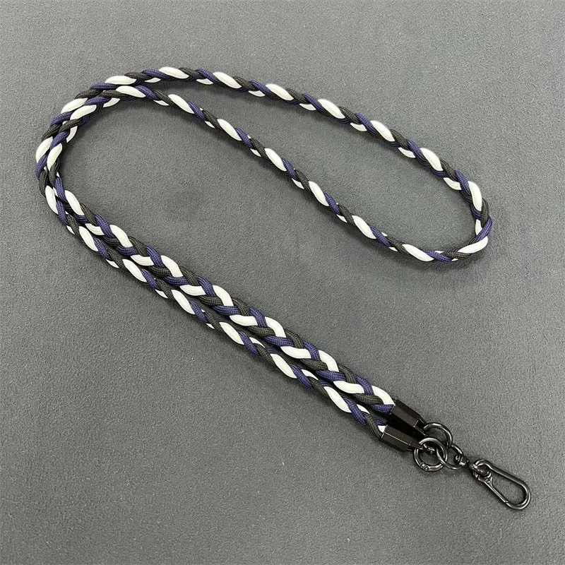 Geflochtener Telefon-Lanyard mit sicheren Clips Karnz