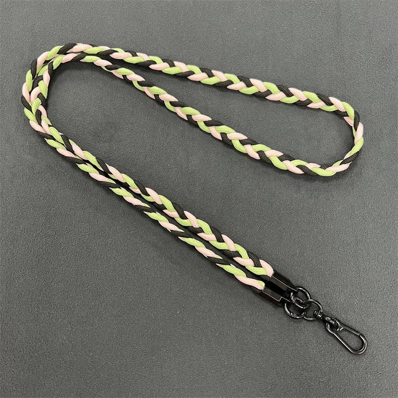 Geflochtener Telefon-Lanyard mit sicheren Clips Karnz