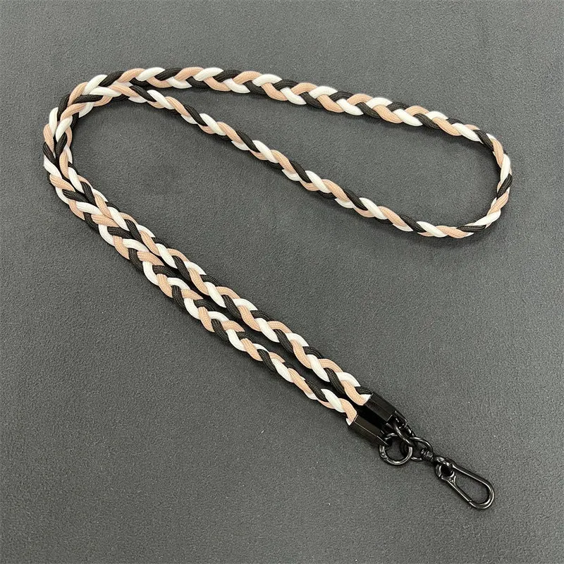 Geflochtener Telefon-Lanyard mit sicheren Clips Karnz