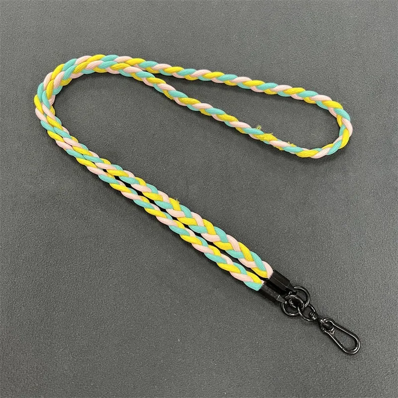 Geflochtener Telefon-Lanyard mit sicheren Clips Karnz