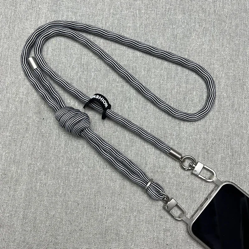 Verstellbarer Handy-Lanyard-Riemen mit Metallclip Karnz