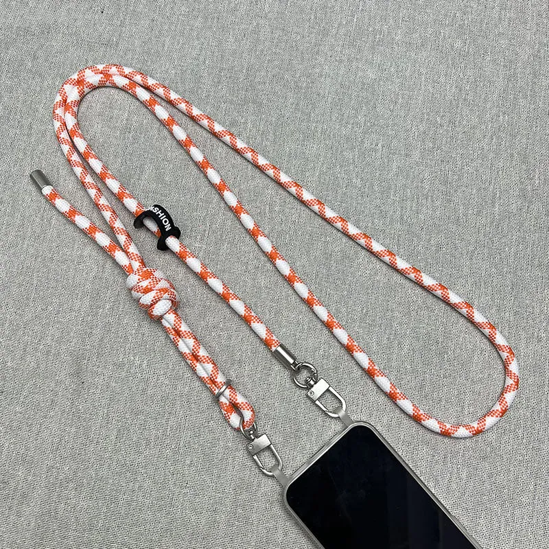 Verstellbarer Handy-Lanyard-Riemen mit Metallclip Karnz