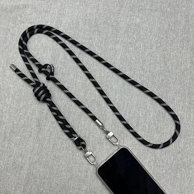 Verstellbarer Handy-Lanyard-Riemen mit Metallclip Karnz