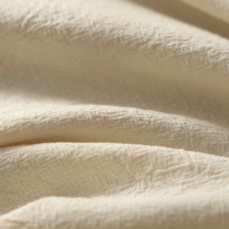 Tablecloth Stornfield - Cotton blend with frill edge and light linen look