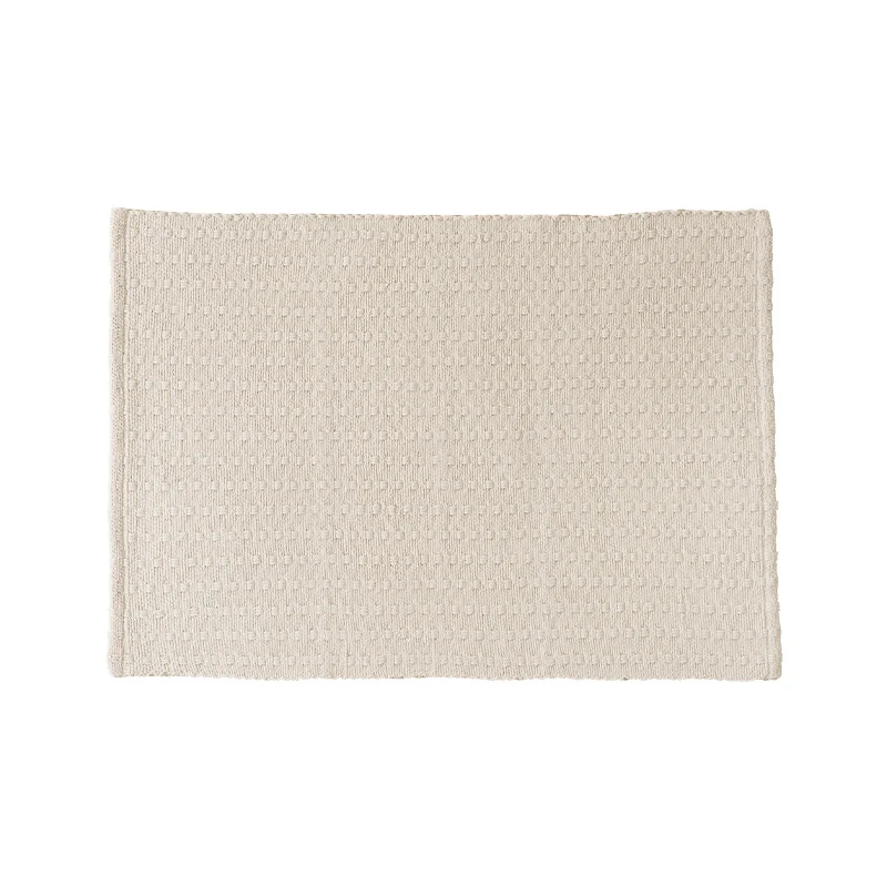 Rectangular placemat made of textured waffle weave Stornfield