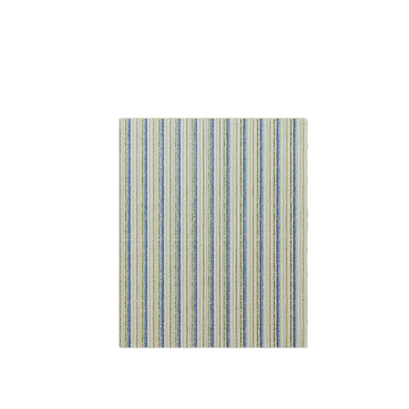 Kitchen Cabinet-Mounted Absorbent Striped Microfiber Dish Panel