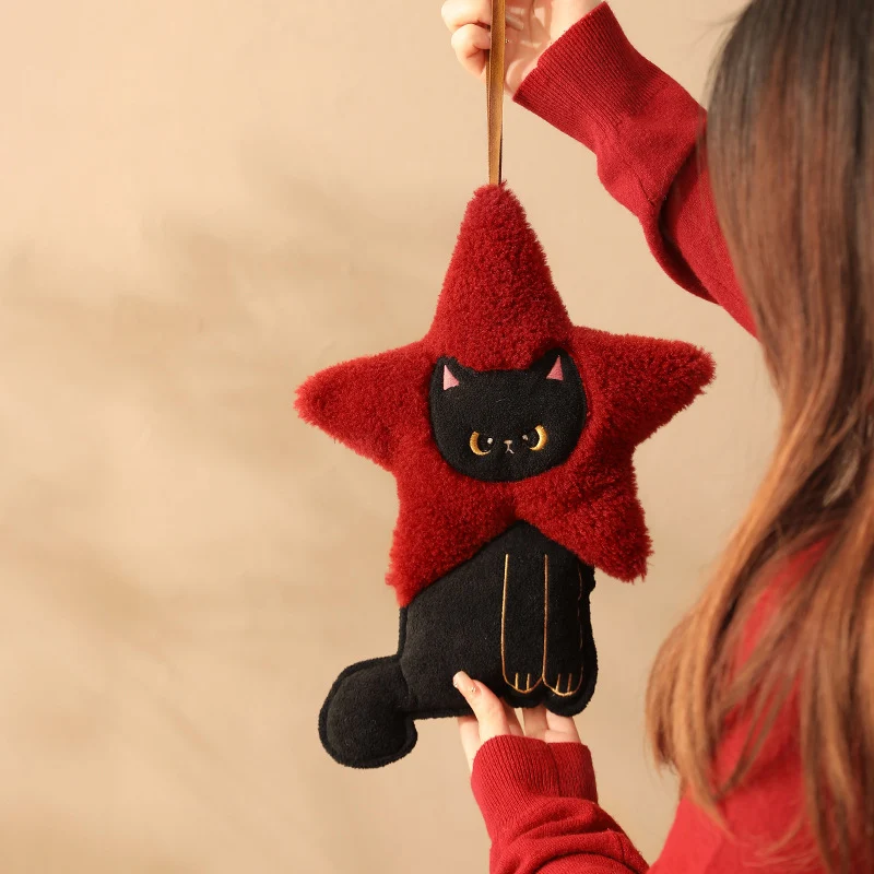 Plush Hanging Decoration Cat in Star Costume with Hanging Loop Stornfield