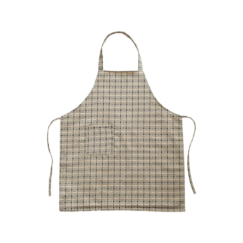 Linen look cooking apron with patch pocket and adjustable neckband Stornfield
