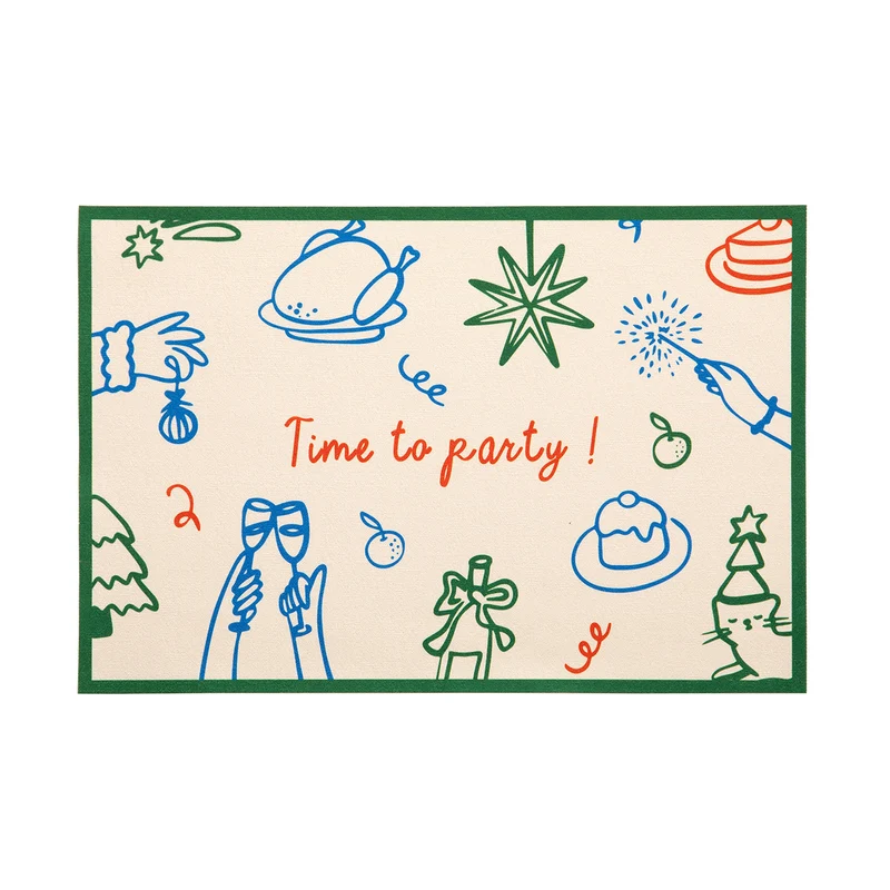 Children's Learning Placemat with Alphabet Print and Wipeable Surface Stornfield