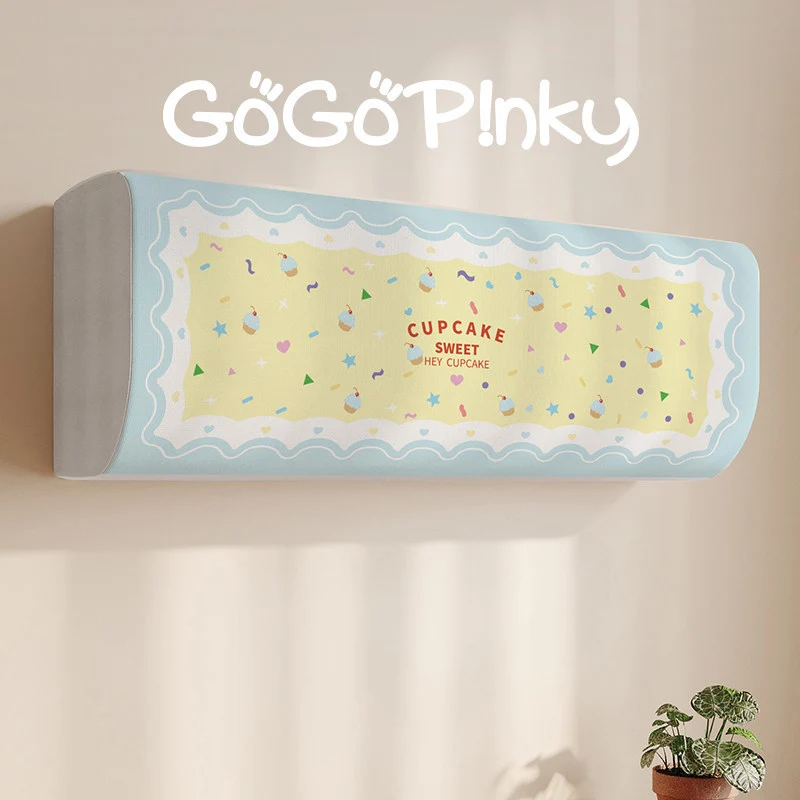 Decorative Air Conditioner Dust Cover Panel with Cupcake Motif