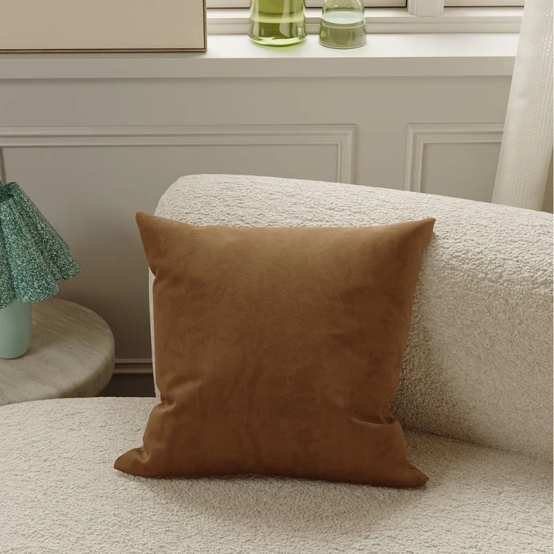 Velvet Throw Pillow Cover Soft Decorative Cushion Cover for Sofa