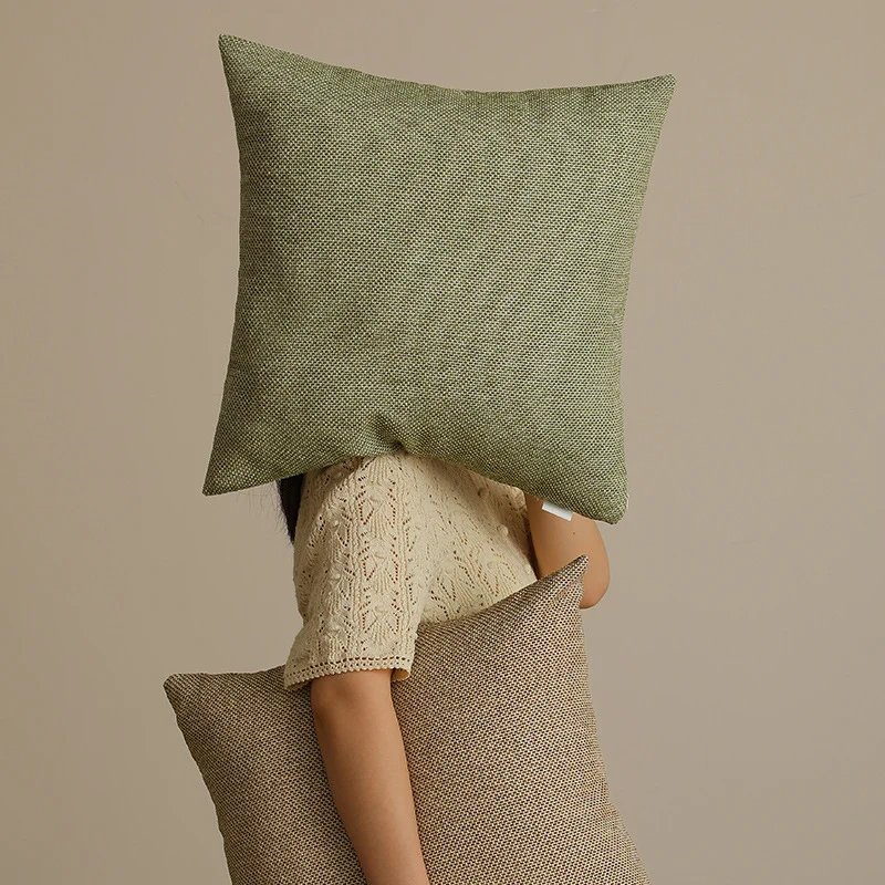 Decorative Cushion Cover Set with Dense Weave Structure and Concealed Zipper Stornfield