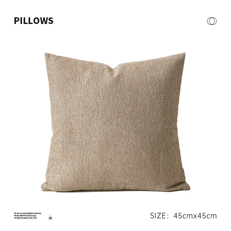 Decorative Cushion Cover Set with Dense Weave Structure and Concealed Zipper Stornfield