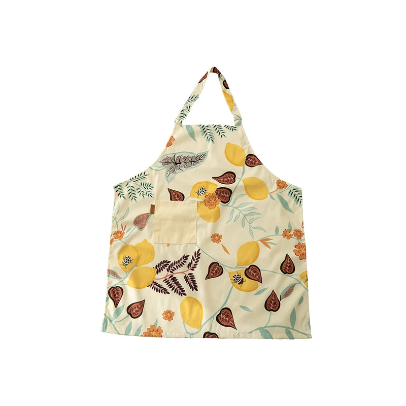 Cooking apron with adjustable neck strap, large front pocket, and lightweight cotton blend Stornfield