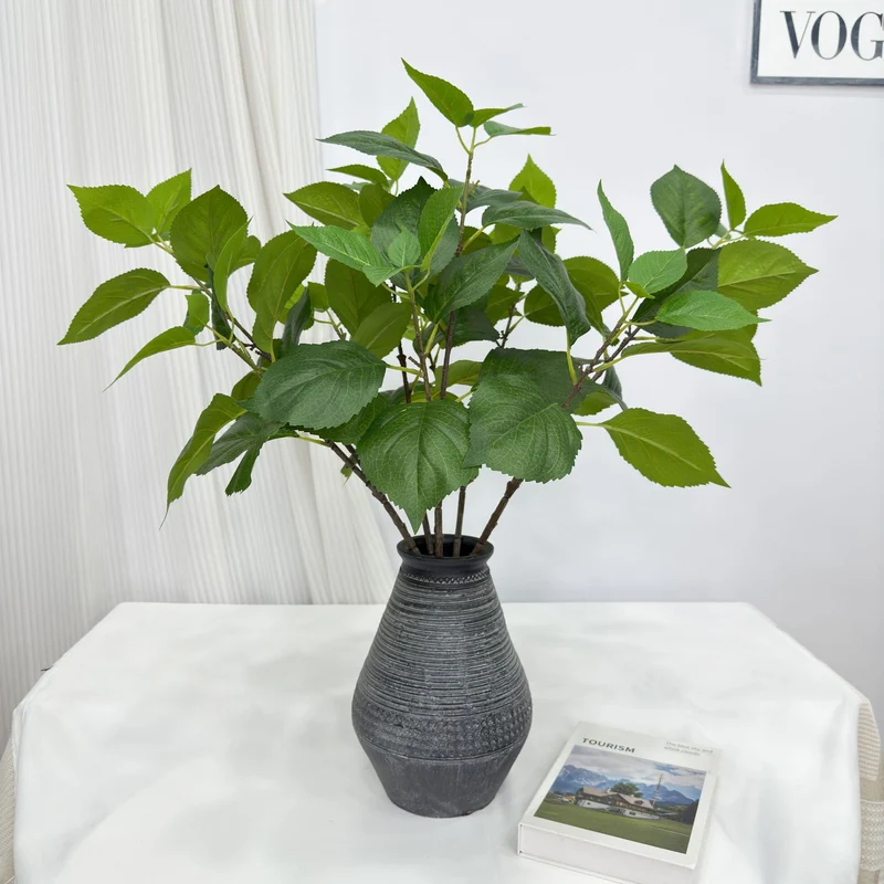 Lifelike Decorative Leafy Stem