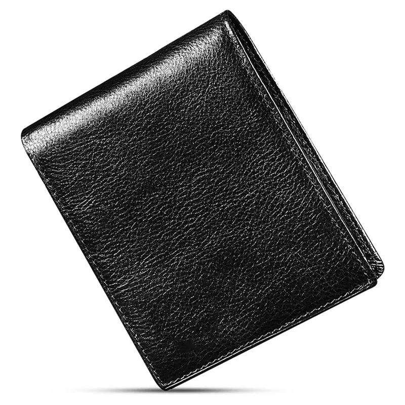 Klassische Lederzwei-Falten-Brieftasche Karnz