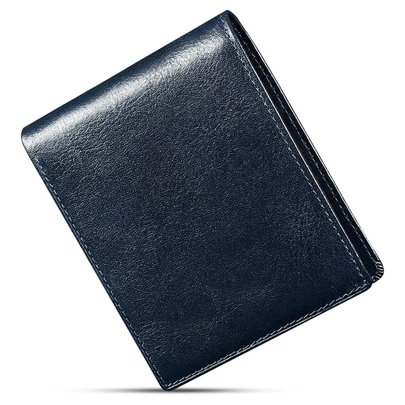 Klassische Lederzwei-Falten-Brieftasche Karnz