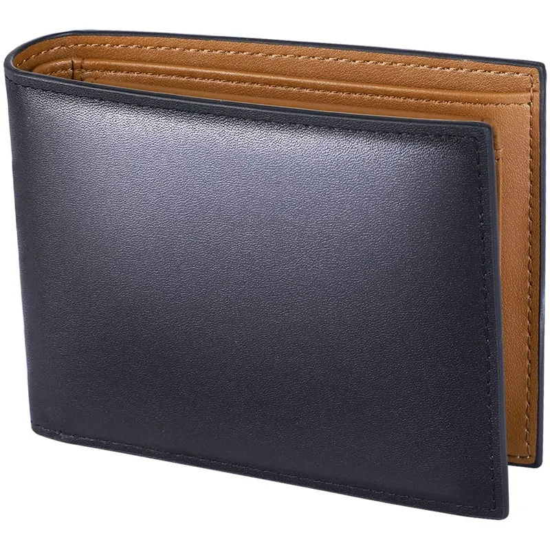 Klassische Bifold Leder Geldbörse Karnz