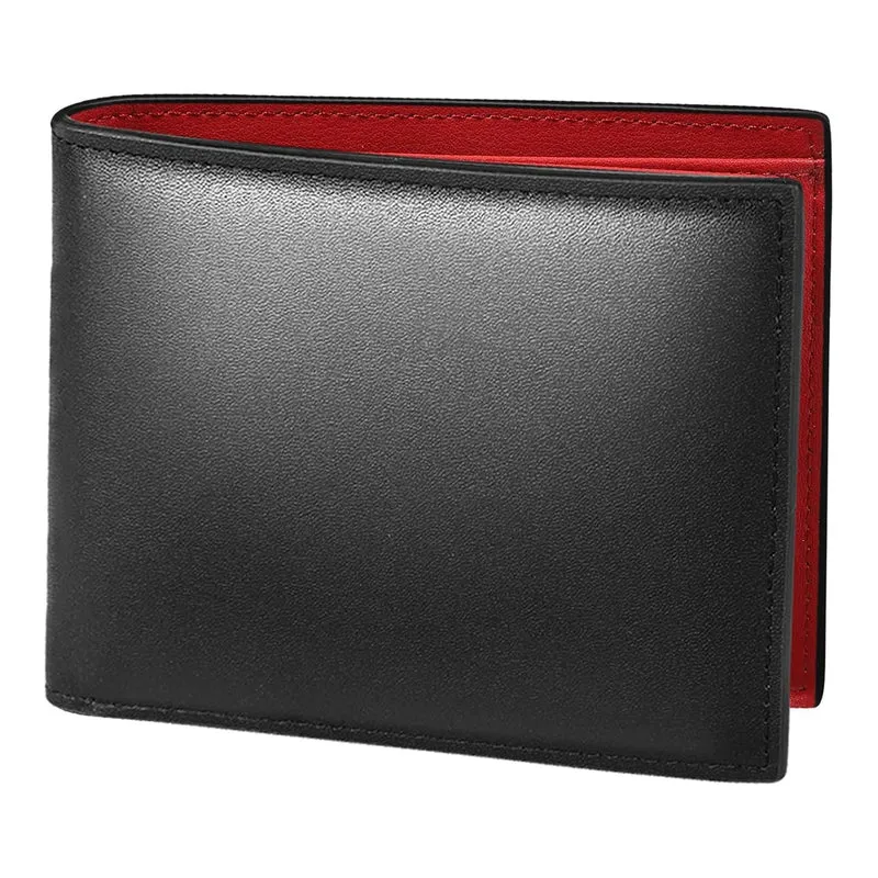 Klassische Bifold Leder Geldbörse Karnz