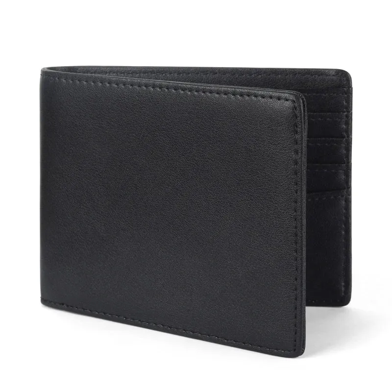 Klassische Bi-Fold Leder Geldbörse Karnz