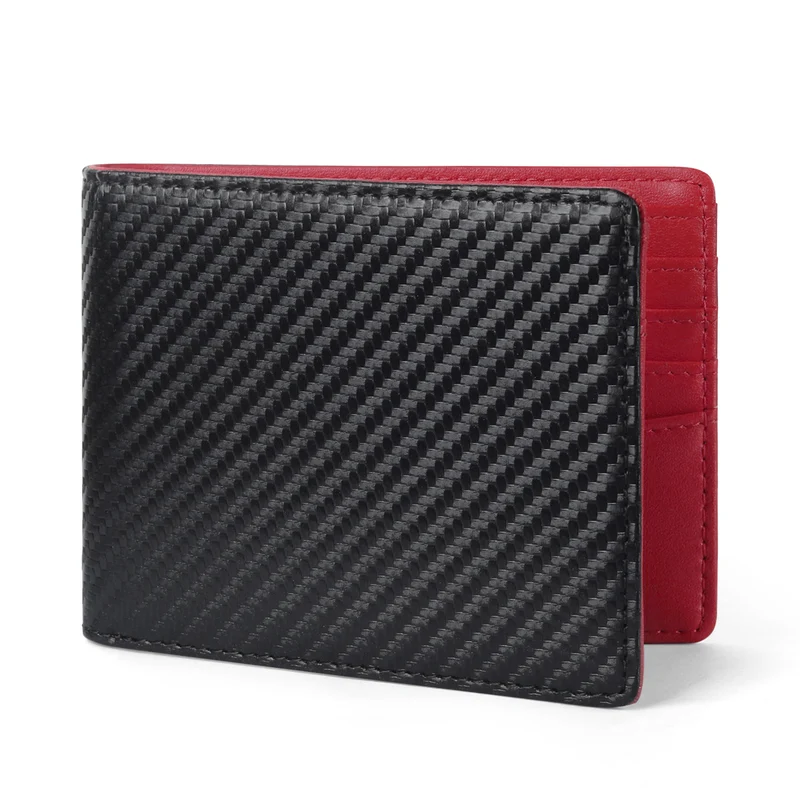 Klassische Bi-Fold Leder Geldbörse Karnz