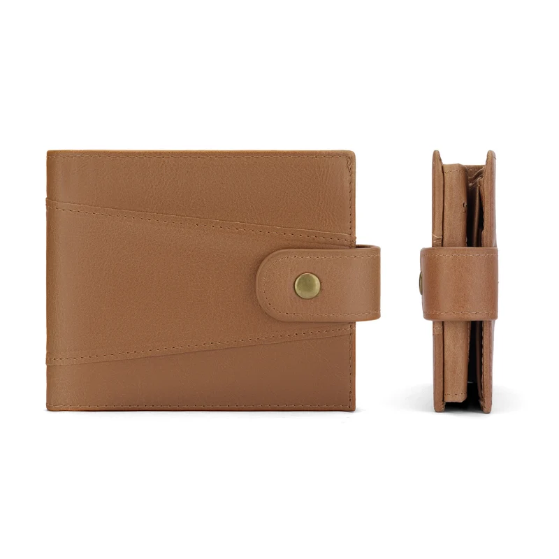 Klassische Bi-Fold Leder Geldbörse Karnz