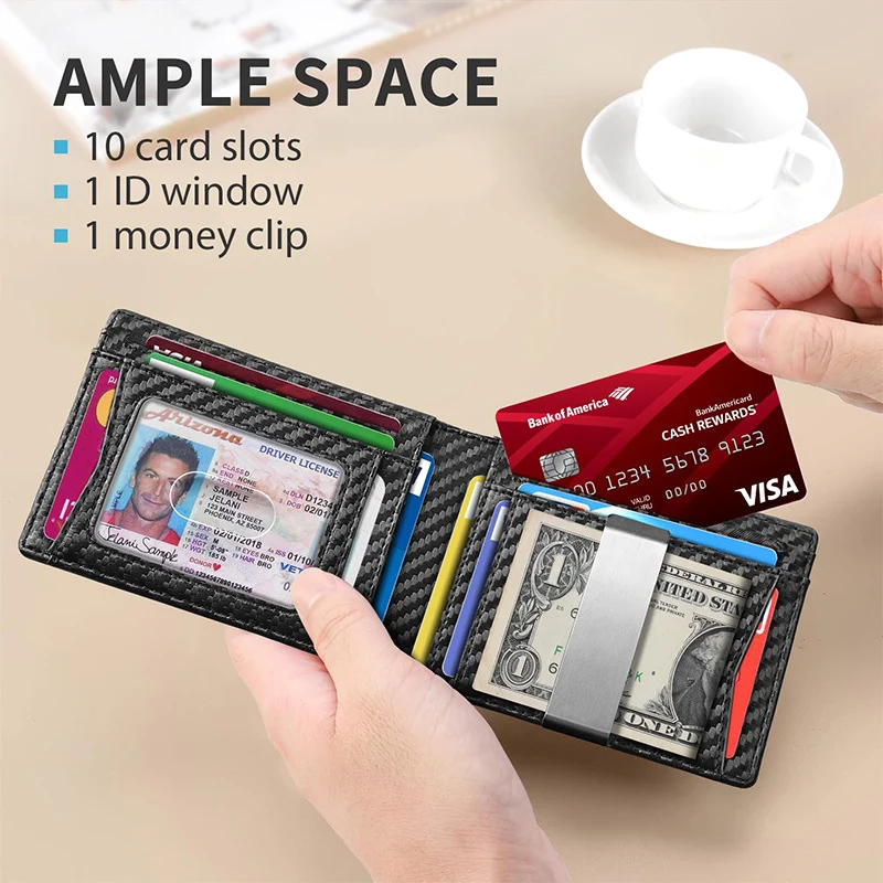 Carbonfaser Slim Wallet Karnz