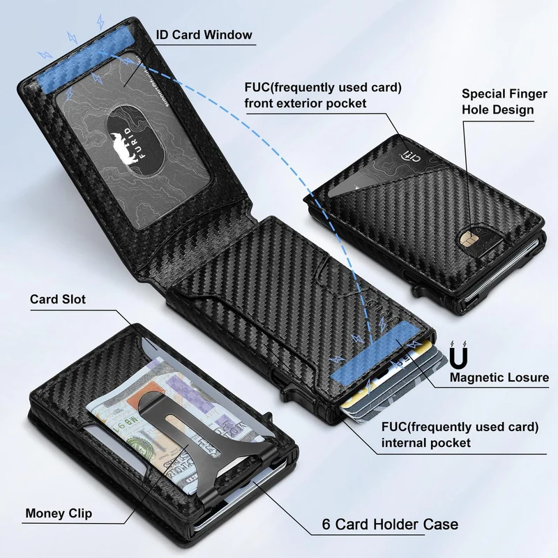 Carbonfaser Slim Cardholder Karnz 1790153032