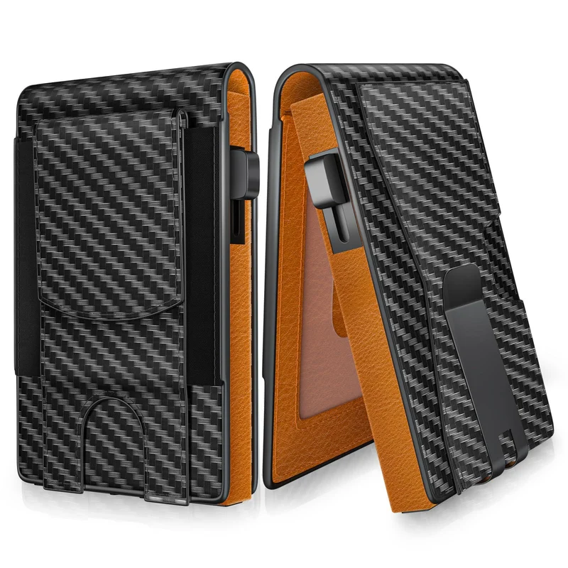 Carbonfaser Multi-Funktions Slim Wallet Karnz