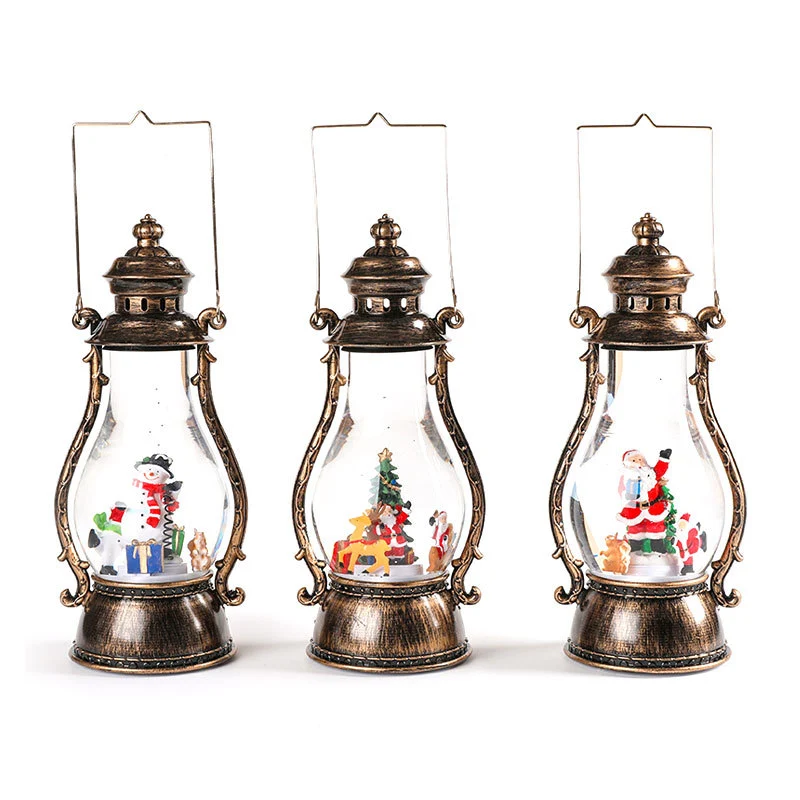 Decorative LED Lantern with Winter Scene Stornfield