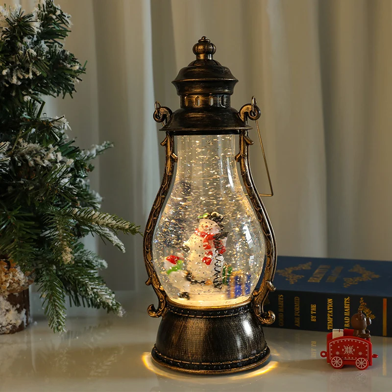 Decorative LED Lantern with Winter Scene Stornfield