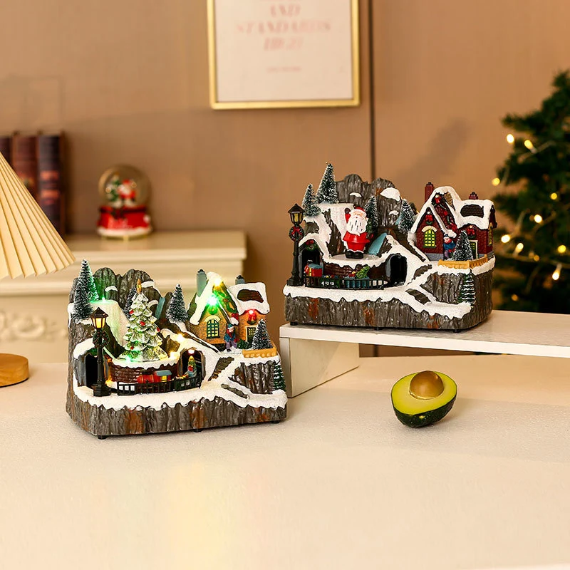 Decorative LED Christmas Village Diorama Stornfield